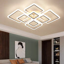 Axyaa Geometric Acrylic Ceiling Light: Modern Nordic Style for Living Room & Bedroom