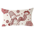 Axyaa Christmas Snowman Deer Pillowcase Set