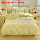 Axyaa Silk Soft Satin Jacquard 4-Piece Bed Sheet Set