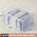 Axyaa Clothing Organizer Box for Underwear Socks Bras Pants Scarves Ties Jeans & more