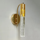 Axyaa Crystal Cylindrical Wall Lamp for Modern Living Room, Bedroom, or Staircase