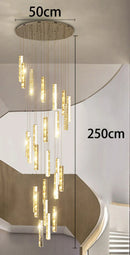 Axyaa Crystal Chandeliers Indoor LED Ceiling Light for Living Room