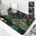 Axyaa Absorbent Non-slip Draining Mat for Kitchen and Bathroom