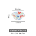 Axyaa Splendid Ceramic Tableware Set, Bowls, Plates for Household Rice, Soup - Deep