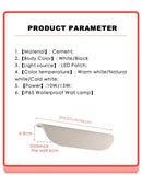 Axyaa Waterproof Grey LED Wall Lamp for Garden Corridor & Industrial Atmosphere