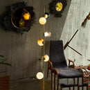 Axyaa Glass Ball Floor Lamp: Modern Mood Lighting for Home Decoration