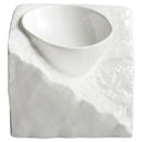 Axyaa Ceramic Stone Pattern Soup Salad Molecular Gastronomy Tableware Art Dish Bowl