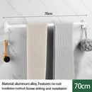 Axyaa Wall-mounted Triple-layer Towel Holder for Bathroom Storage
