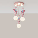 Axyaa Modern Minimalist Kids Room Pendant Light for High-end Bedroom Decor