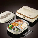 Axyaa Stainless Steel Insulated Bento Lunch Box Set with Bag - Office, School, Commercial