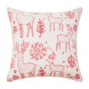 Axyaa Christmas Chenille Pillowcase Cojines Festive Living Room Cushion Cover