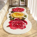 Axyaa Chinese Style Floral Carpets: Colorful, Soft, Plush Rug for Living Room & Bedroom