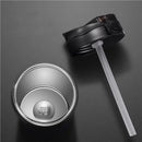 Axyaa 600ml Stainless Steel Coffee Mug With Straw & Vacuum Insulation