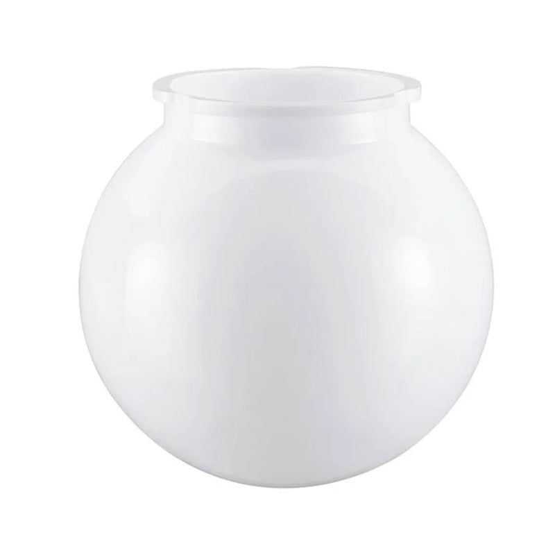 Axyaa White Acrylic Neck Shade for Outdoor Post Light - Replacement Globe Cover