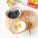 Axyaa Ceramic Fruit Bowl for Baking, Steaming Eggs, Home Kitchens - Microwave & Oven Safe
