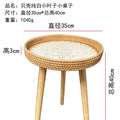 Axyaa Handmade Rattan Shells Coffee Table - Nordic Style Home Decoration