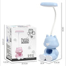 Axyaa Cat LED Desk Lamp with Phone Holder & Color Adjust - Kids Study Lamp