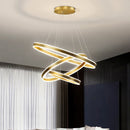 Axyaa Nordic Dining Room Pendant Ceiling Lamp Rings Indoor Lighting
