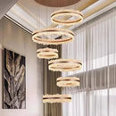Axyaa Modern LED Chandelier Pendant Ceiling Light for Indoor Dining Room