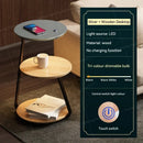 Axyaa LED Floor Lamp with Shelf - Modern Creative Bedroom Living Room Lighting