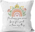 Axyaa Christian Printed Decorative Pillow Covers for Sofa, Bedroom, Car