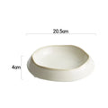 Axyaa Ceramic Dinner Plate Set for Family Meals and Entertaining