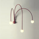 Axyaa Iron Glass Wall Lamp for Home Decor, Italian Style LED Light for Living Room