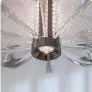 Axyaa Petal Glass Crystal Chandelier: Minimalist Modern Design for Bar Counter Luminous Lighting
