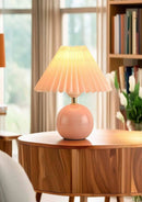 Axyaa Nordic Pleated Table Lamp USB Art Atmosphere Night Light