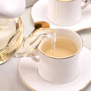 Axya Chic Coffee Pot Tea Cup Set Modern Porcelain High-grade Cups Dish Set