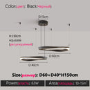 Axyaa Modern Ring Chandelier for Living Room, Bedroom, Study, Restaurant