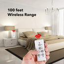 Axyaa Wireless Outlet Switch for Lights Fans & Appliances - Long Range White