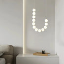 Axyaa Magic Bean Pearl Necklace Pendant Light - Buddha Bead Pendant Lights