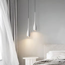 Axyaa Black Metal Luxury Pendant Light with High Transparency Lampshade