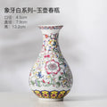 Axyaa Chinese Style Enamel Ceramic Vases Creative Home Office Decor