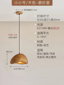 Axyaa Wabi-Sabi Resin Pendant Lights: Creative Home Decor for Dining Room & Coffee Loft