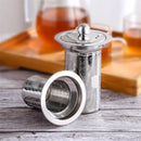 Axyaa Stainless Steel Tea Infuser - High-Quality Tea Strainer with Cover