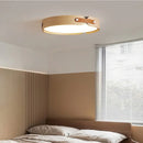 Axyaa Wooden Artificial Leather Ceiling Lamp Chandelier