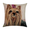 Axyaa Cartoon Design Linen Pillowcase for Home Décor