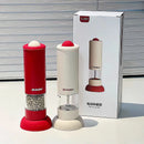 Axyaa Electric Salt Pepper Grinder Rechargeable Adjustable Coarseness One-Hand Operation RED