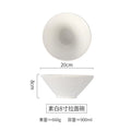 Axyaa Vintage Ramen Bowl Ceramic Hat Bowl Restaurant Tableware Horn Bowls