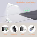 Axyaa Clip-On Book Light with 3 Color Temp & Dimming