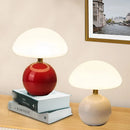 Axyaa Mushroom USB Socket Table Lamp, Bedside Bedroom Night Light