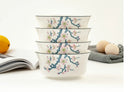 Axyaa 5-inch Bone Golden Bell Large Rice Bowl Noodle Bowl