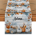 Axyaa Watercolor Maple Leaf Flower Table Runner for Farmhouse Dining and Wedding Parties