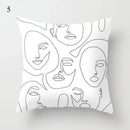 Axyaa Geometric Throw Pillowcase Home Decor Cover