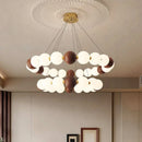 Axyaa Modern LED Pendant Light Chandeliers for Living Room and Dining Room