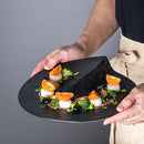 Axyaa Elegant Western Cuisine Tray Steak Dish Dessert Plate for Hotel Restaurant