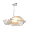 Axyaa Nordic Fabric Cream LED Chandelier Wabi Sabi Style Loft Pendant Lights