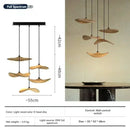 Axyaa Retro Wood Staircase Island Pendant Light